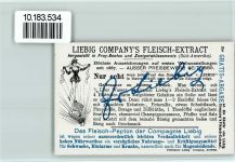 Sammelbild Liebig, England , Hosenband Orden Orden