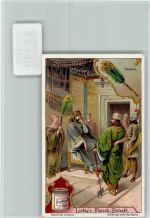 Der Fächer in Persien, Volkstypen - Sammelbild Liebig Fächer