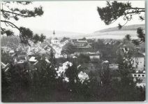Hostau Hostoun Foto AK vom Mühlerg aus gesehen