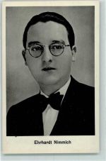 Ehrhardt Nimmich - Klavier Akkordeon Musiker 1930