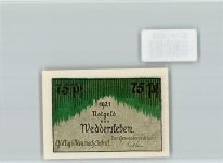 06502 O4301 Weddersleben - Notgeld