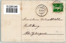 Prägedruck Weihnachten Engel mit einer Laute AK EAS 1910 Gebrauchsspuren