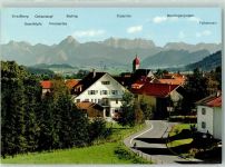 87466 W8967 Oy - Blick auf Säuling und Zugspitze