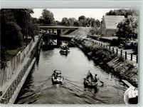 15859 O1233 Storkow , Mark - An der Schleuse Boote