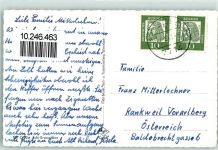 78147 W7741 Vöhrenbach - Bruderkirche Luisenkrankenhaus Schwimmbad