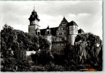 74632 W7113 Neuenstein , Württ - Rückseite mit Abschürfungen bzw Kleberesten Schloss
