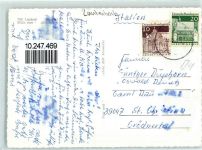 76593 W7562 Lautenbach , Murgtal - Rückseite mit Abschürfungen bzw Kleberesten