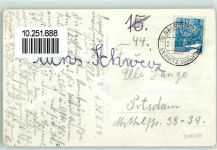 01855 O8361 Saupsdorf - Rückseite mit Abschürfungen bzw Kleberesten
