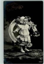Mädchen mit Hufeisen Hufeisen 1909