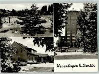 15366 O1272 Neuenhagen b Berlin Gebrauchsspuren Rückseite mit Abschürfungen und Kleberesten