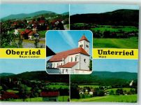 94256 W8371 Oberried , Kr Viechtach - Rückseite mit Abschürfungen bzw Kleberesten