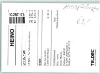 Heino Originalautogramm Schlagersänger