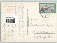 51503 W5064 Forsbach , Rheinl Gebrauchsspuren Rückseite mit Abschürfungen und Kleberesten Forsbacher Mühle Kath. Kirche Waldweg Ortspartie