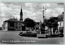 2000 Stockerau - Sparkassenplatz gegen Kirche