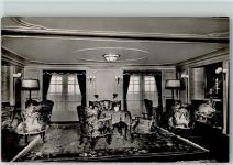 Damenzimmer 1. Kl. Hamburg-Amerika Linie AK Dampfer New York Foto AK