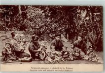 Religieuse japonaise et bebes AK Volkstypen / Brauchtum Japan 1920 Gebrauchsspuren