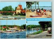 15864 O1234 Scharmützelsee - Badestrand Schwarzhorn Schwanenwiese Bahnhof Hafen