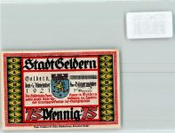 47608 W4170 Geldern Notgeldschein 75 Pfennig Notgeld Wappen