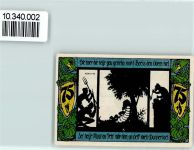 47608 W4170 Geldern Notgeldschein 75 Pfennig Notgeld Wappen