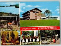 34639 W3579 Schwarzenborn , Knüll - Jugendhof Hoher Knüll Knüllsee Tierpark Knüll Schwälmer Trachten