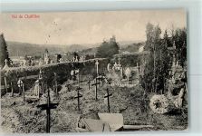 92320 Chatillon 1915 - Kirche Friedhof Feldpost WK I XIX: Ersatz-Division