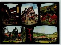 74653 W7118 Ingelfingen - Fachwerkhaus Kirche