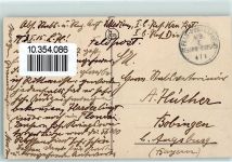 Tournai 1915 - Hafen Kanal Frachtschiff Feldpost WK I