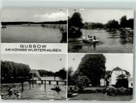 15754 O1601 Gussow - Dolgenbrodtsee Schwimbad Dahme Dorfplatz