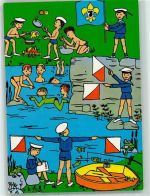 Comic Kresba E. Havlickove Pfadfinder 1968 Künstlerkarte