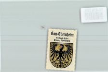 55239 W6509 Gau-Odernheim - Vignette Wappen Kaffee Hag ca 1920-1940