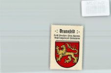 37127 W3402 Dransfeld - Vignette Wappen Kaffee Hag ca 1920-1940