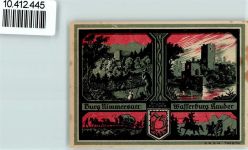 Bolkenhain Bolkow - Notgeld Burg Nimmersatt und Wasserburg Lauber