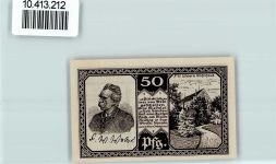 33039 W3493 Nieheim - Notgeld Portrait F. W. Weber