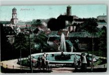 08209 O9700 Auerbach , Vogtl 1919 - Springbrunnen Kinderwagen Bahnpost Freuen - .. Zug 191