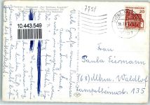 78343 W7766 Horn , Baden - Gasthaus Zur schönen Aussicht Gaststube