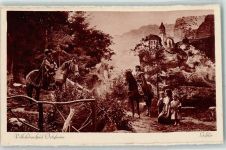 76470 W7556 Ötigheim - Volksschauspiel Geßler Ritter Pferde