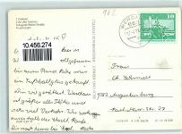 08412 O9620 Werdau , Sachs - Schwimmbad Schwanenteich Schwäne August-Bebel-Straße Haushaltsbasar