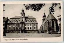 06667 O4850 Weißenfels , Saale - Rathaus Marienkirche Omnibus
