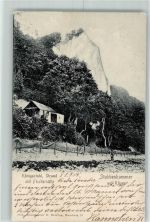 18546 O2331 Stubbenkammer 1905 - Königstuhl Fischerhütte
