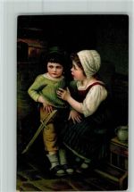 Geschwister - Hasenfuss AK Kaulbach, H. von