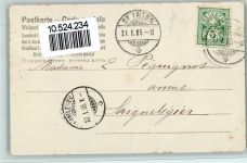 Kaffeetrinken 1905 AK gedeckter Tisch