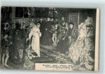Brüssel Bruxelles Senat - Philippe e Bon recevant les princes asiatiques AK Adel Belgien