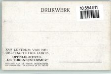 NXVe Lustrum , Delftsch Studentencorps - Openluchtspel Studentika 1904