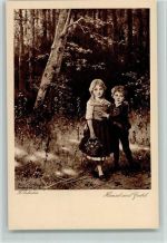 Gemälde von Salentin - Wiechmann Verlag Nr. 56, gute Erhaltung AK Hänsel und Gretel