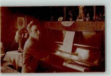 Privatfoto AK 1907 - E. Klesten am Klavier Komponist