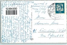 53489 W5485 Sinzig , Rhein - Schloss Sinzig Barbarossa Denkmal