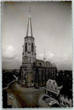 47877 W4156 Anrath FOTO KEINE AK Kath. Kirche St.Willich VW Käfer Oldtimer