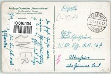 09235 O9135 Burkhardtsdorf Gebrauchsspuren Gasthaus Besenschänke Reh Gedicht