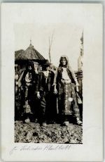 Tracht Trachten Serbien Privatfoto AK