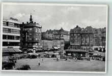 Ostrava Ostrau - Hauptplatz Marktszene Oldtimer